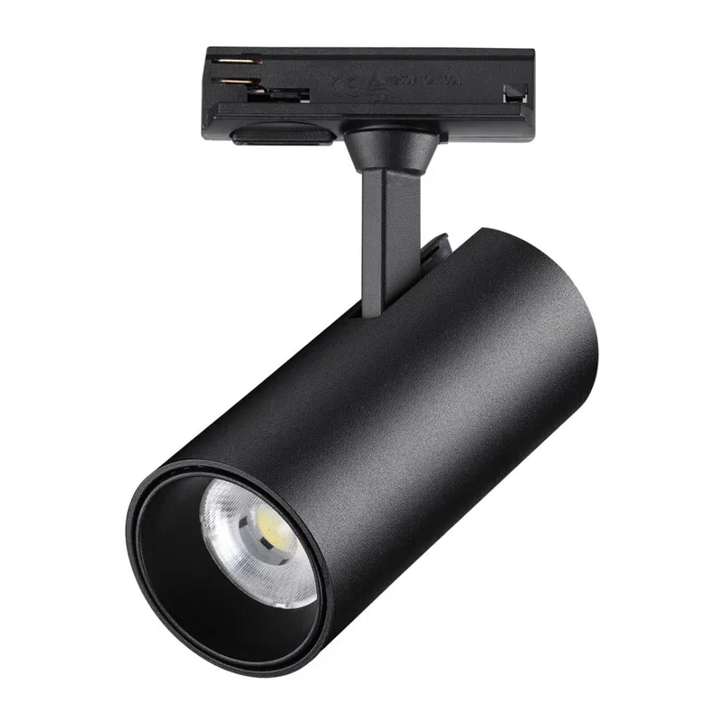 359162 PORT NT23 238 черный Светильник трековый однофазный трехжильный IP20 LED 24W 220V 4000К 2300Лм SELENE 3
