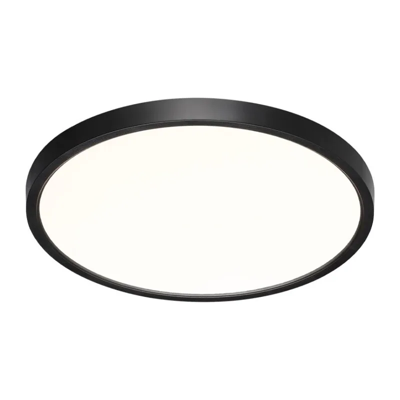 7660/24L MITRA LED SN 554 Светильник пластик/белый/черный LED 24Вт 3000/4000K D300 IP40 ALFA BLACK 4