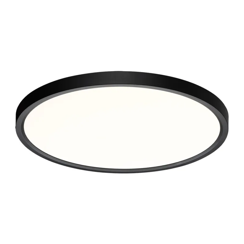 7660/32L MITRA LED SN 554 Светильник пластик/белый/черный LED 32Вт 3000/4000K D400 IP40 ALFA BLACK 4