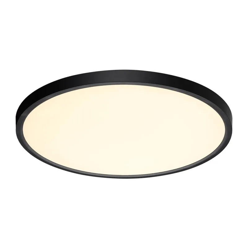 7660/40L MITRA LED SN 554 Светильник пластик/белый/черный LED 40Вт 3000/4000K D495 IP40 ALFA BLACK 5