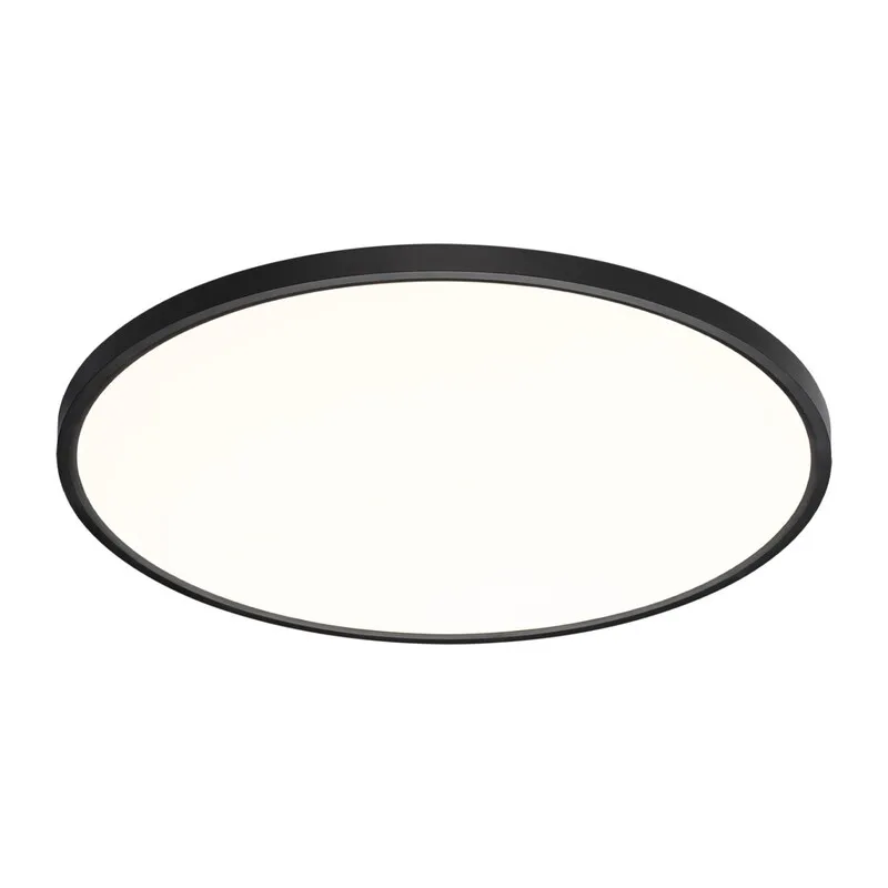 7660/48L MITRA LED SN 554 Светильник пластик/белый/черный LED 48Вт 3000/4000K D600 IP40 ALFA BLACK 4