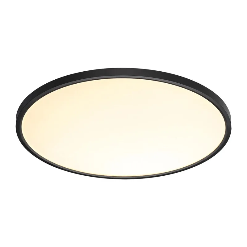 7660/48L MITRA LED SN 554 Светильник пластик/белый/черный LED 48Вт 3000/4000K D600 IP40 ALFA BLACK 5