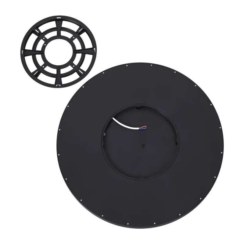 7660/48L MITRA LED SN 554 Светильник пластик/белый/черный LED 48Вт 3000/4000K D600 IP40 ALFA BLACK 6