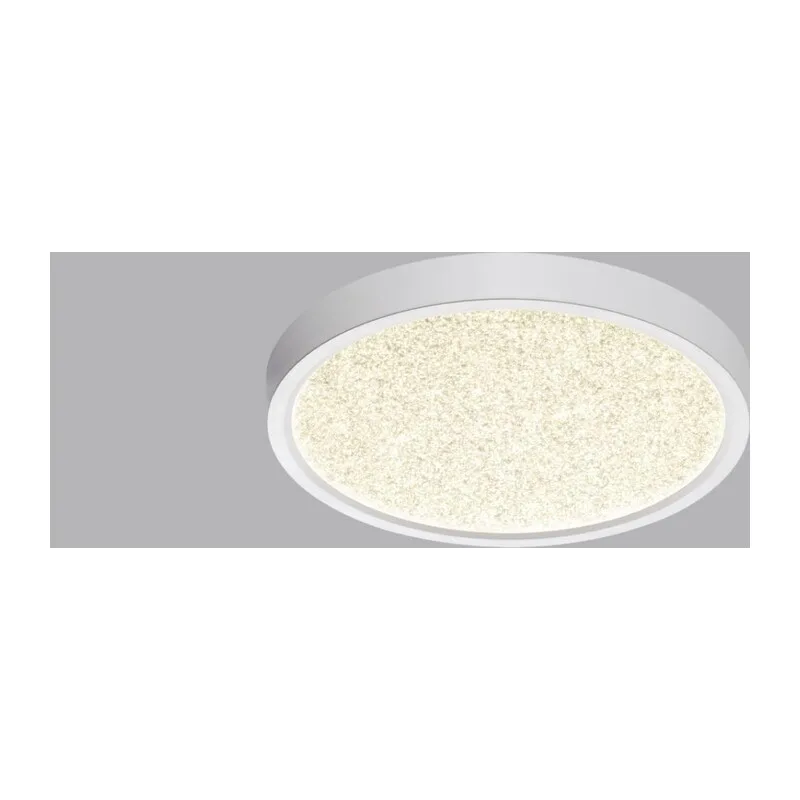 7661/18L MITRA LED SN 555 Светильник пластик/белый LED 18Вт 3000/4000K D230 IP40 OMEGA WHITE 3