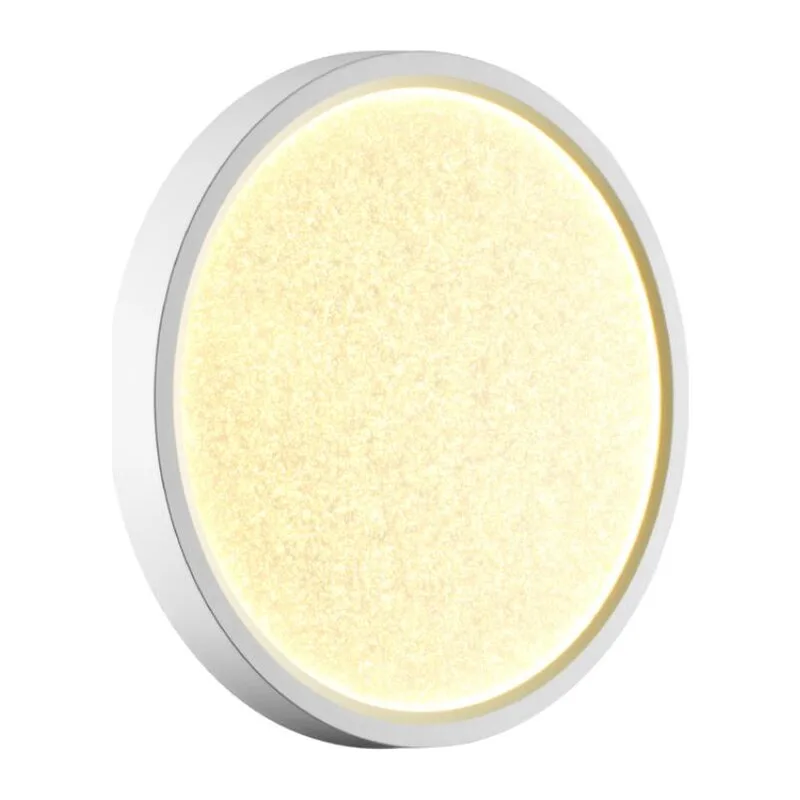7661/18L MITRA LED SN 555 Светильник пластик/белый LED 18Вт 3000/4000K D230 IP40 OMEGA WHITE 5