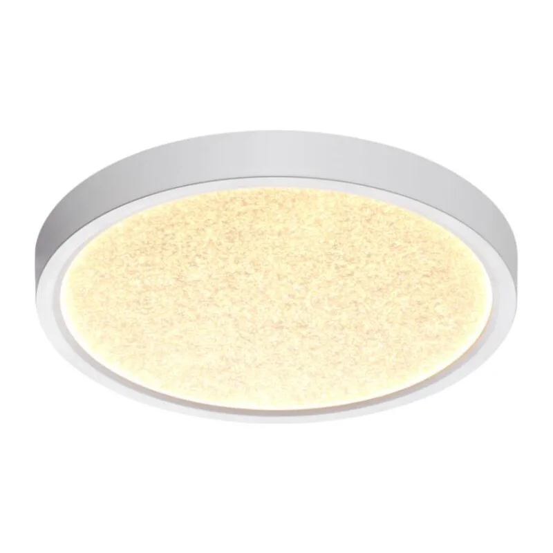 7661/18L MITRA LED SN 555 Светильник пластик/белый LED 18Вт 3000/4000K D230 IP40 OMEGA WHITE 6
