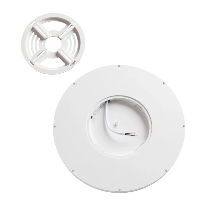 7661/24L MITRA LED SN 555 Светильник пластик/белый LED 24Вт 3000/4000K D300 IP40 OMEGA WHITE 6