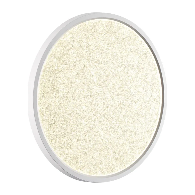 7661/32L MITRA LED SN 555 Светильник пластик/белый LED 32Вт 3000/4000K D400 IP40 OMEGA WHITE 2