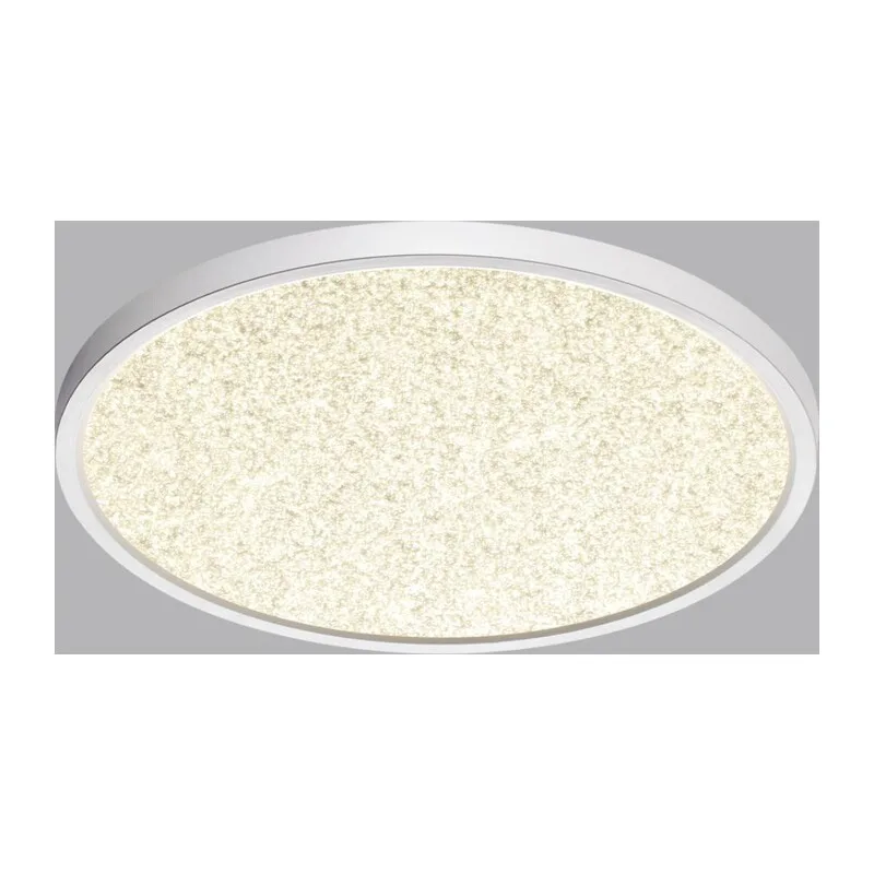 7661/32L MITRA LED SN 555 Светильник пластик/белый LED 32Вт 3000/4000K D400 IP40 OMEGA WHITE 3