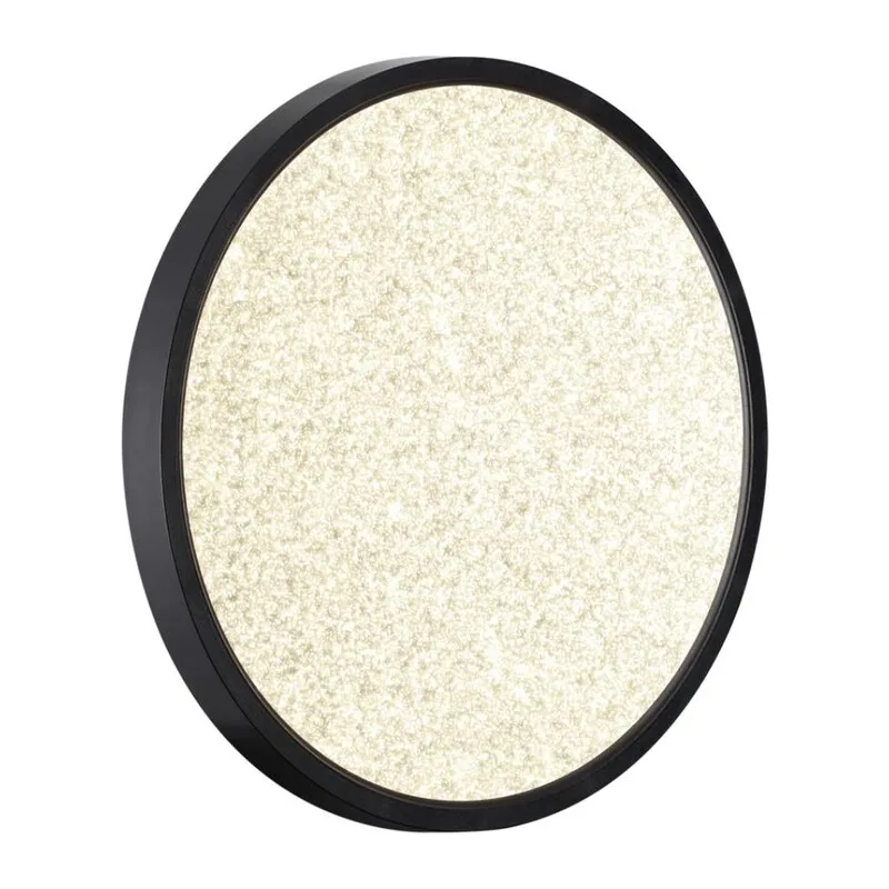 7662/24L MITRA LED SN 555 Светильник пластик/белый/черный LED 24Вт 3000/4000K D300 IP40 OMEGA BLACK 2