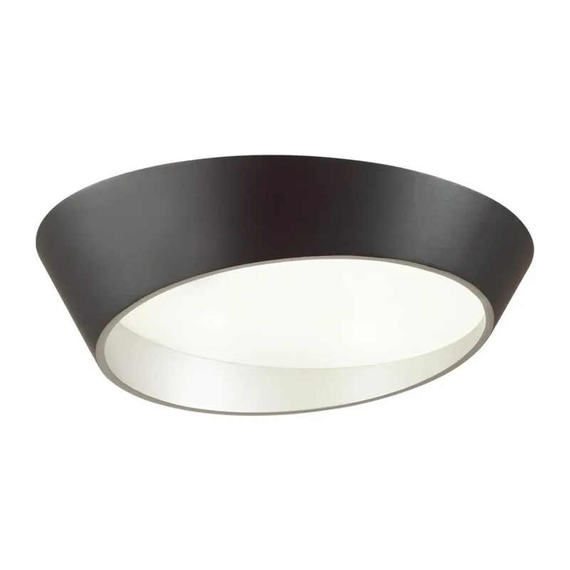 7694/60L AVRA LED SN 587 Светильник металл/акрил/белый/черный/серебристый LED 60Вт 3000-6000K D500 IP20 пульт ДУ APEX 5