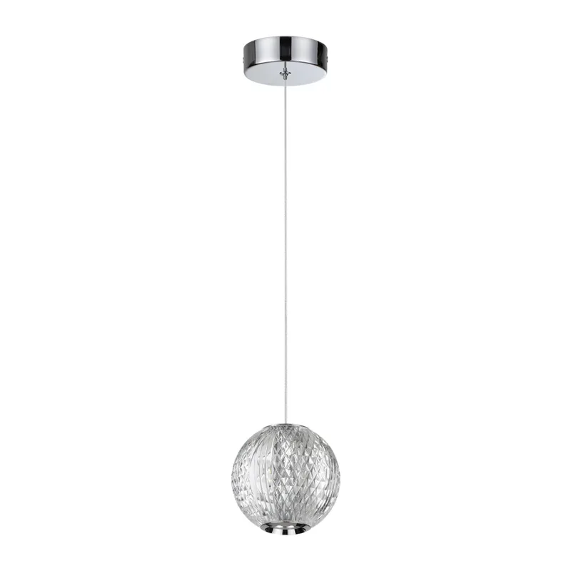 5007/5LA L-VISION ODL24 567 хром/металл/акрил Подвес LED 5W 4000K 365лм CRYSTAL 5