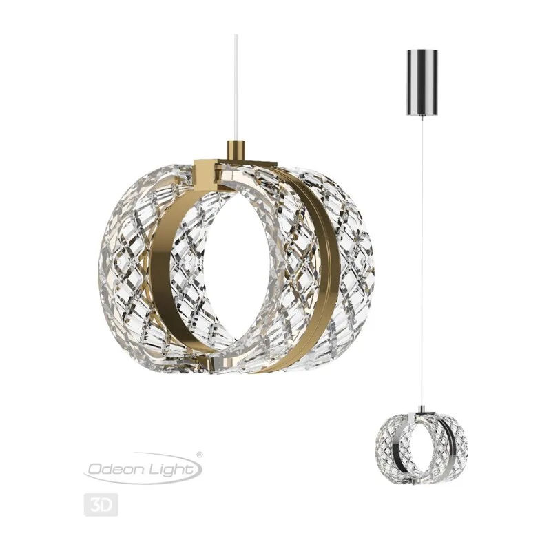 5029/8L L-VISION ODL24 000 хром/металл/акрил Подвес LED 8W 4000K 448лм MIRAGE 5
