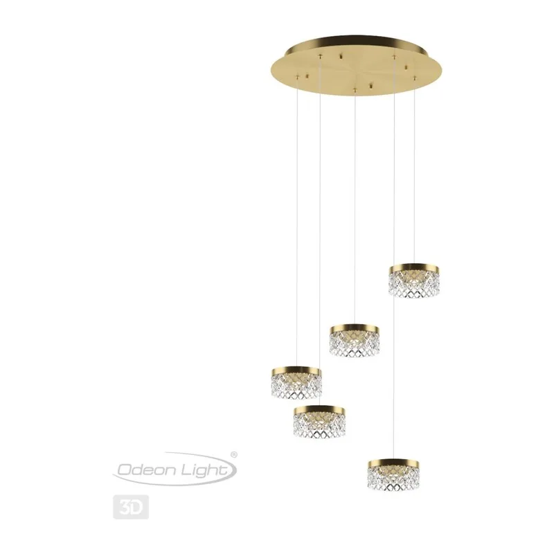 5032/30L L-VISION ODL24 000 античн.бронза/металл/акрил Люстра LED 30W 4000K 1958лм FIVRE 3