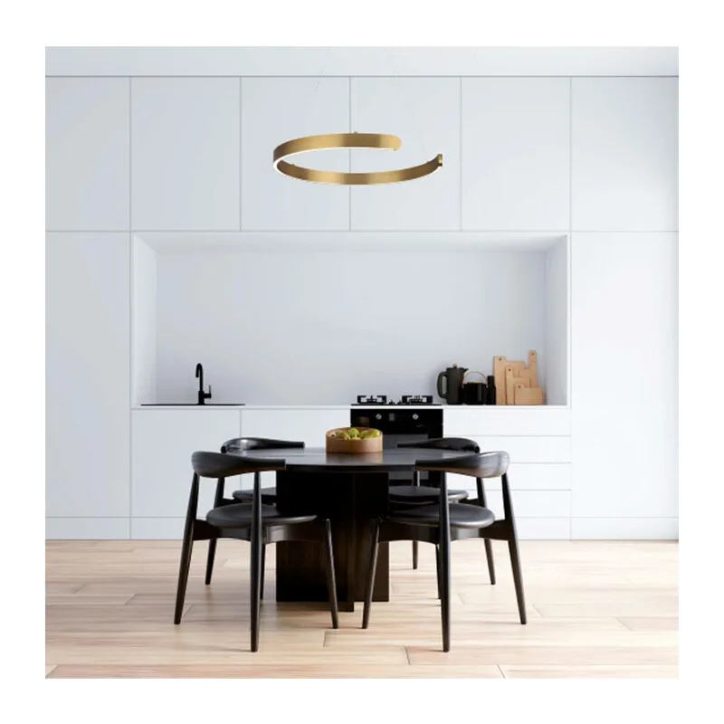 6535/43L LEDIO LN26 266 латунь Светильник подвесной LED 43W  3000/4000/6000К 220V INDIE 4