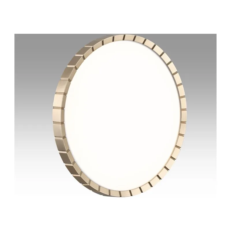 7648/DL PALE SN 142 Светильник пластик/белый/золотой LED 48Вт 4000К D385 IP43 ATABI GOLD 3