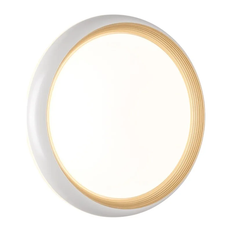 7650/DL PALE SN 141 Светильник пластик/белый/золотой LED 48Вт 4000К D380 IP43 TOFIQ WHITE 2