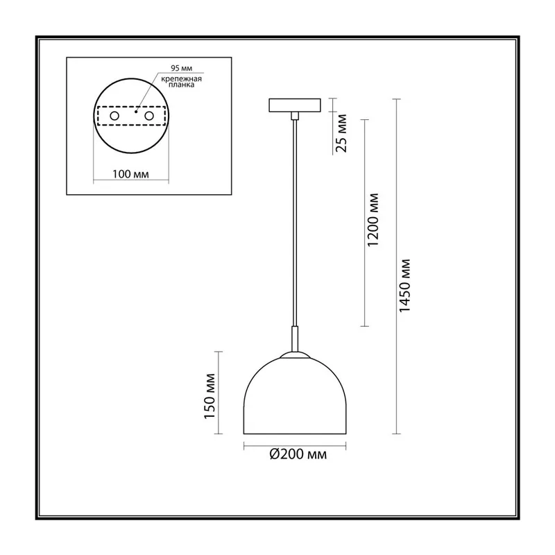 6551/1 SUSPENTIONI LN26 387 матовое золото Подвес E14 1*40W 220V ELLIE 3