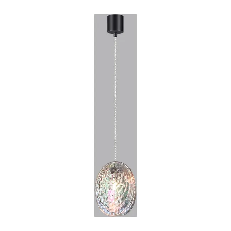 5039/1 MODERN ODL24 367 черный/перламутровый/металл/стекло Подвес G9 1*40W MUSSELS 2