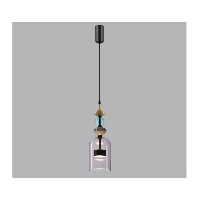5046/12LA L-VISION ODL24 368 черный/фиолетовый/металл/стекло/керамика Подвес LED 12W 4000К 1400Лм PALLETA 2
