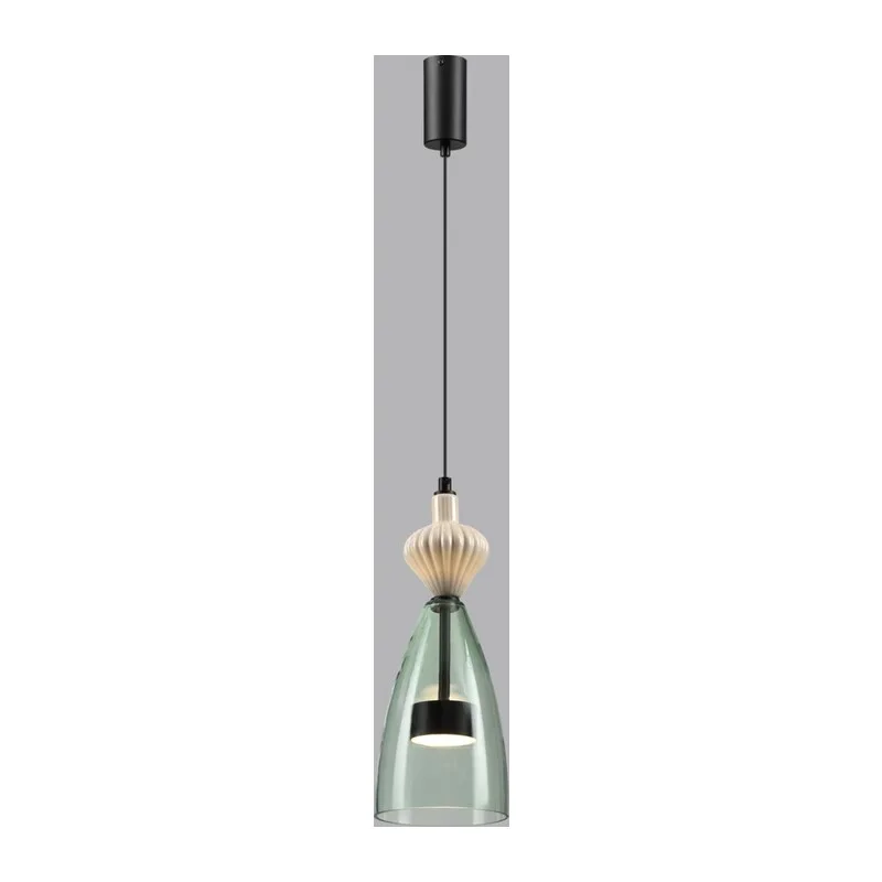 5046/12LC L-VISION ODL24 369 черный/зеленый/металл/стекло/керамика Подвес LED 12W 4000К 1400Лм PALLETA 2