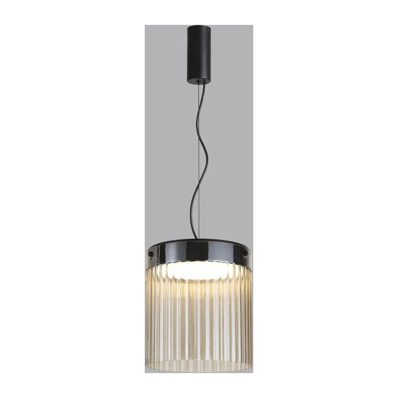 5047/20L L-VISION ODL24 000 черный/светл.янтарный/металл/стекло Подвес LED 20W 4000К 2238Лм PILLARI 2
