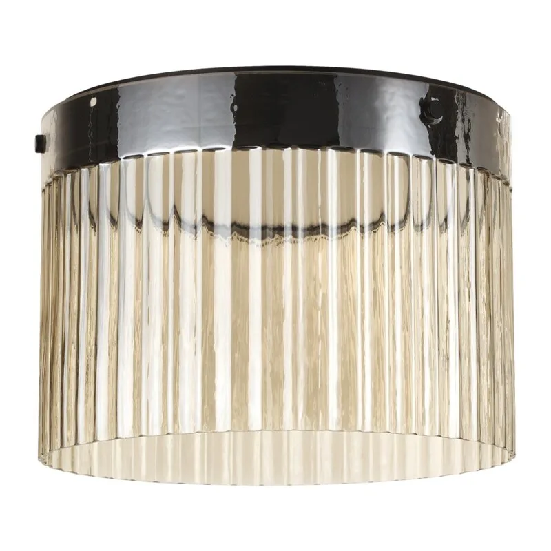 5047/24LC L-VISION ODL24 000 черный/светл.янтарный/металл/стекло Потолочный светильник LED 24W 4000К 2715Лм PILLARI