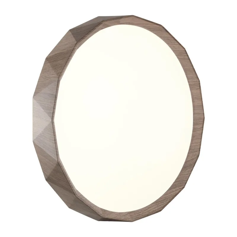 7637/AL BASICA SN 169 Светильник пластик/корич. под дер. LED 18Вт 4000K D295 IP43 ZIF WOOD 3