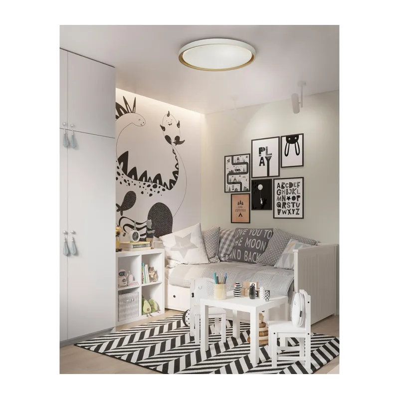 7645/DL COLOR SN 158 Светильник пластик/белый/оранжевый LED 48Вт 4000К D415 IP43 KISIL 3