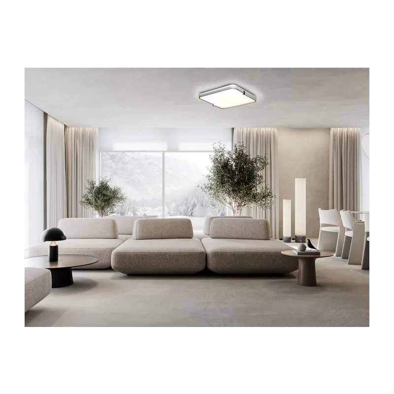 7680/EL PALE SN 190 Светильник пластик/золотой LED 70Вт 3000-6000К 490х485 IP43 пульт ДУ OLIDI WHITE 6