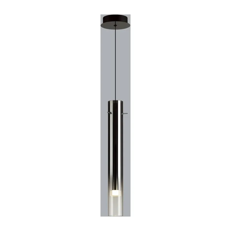 5061/5L PENDANT ODL24 383 черный/темн.хром/металл/стекло Подвес LED 4W 3000K SHINY 2