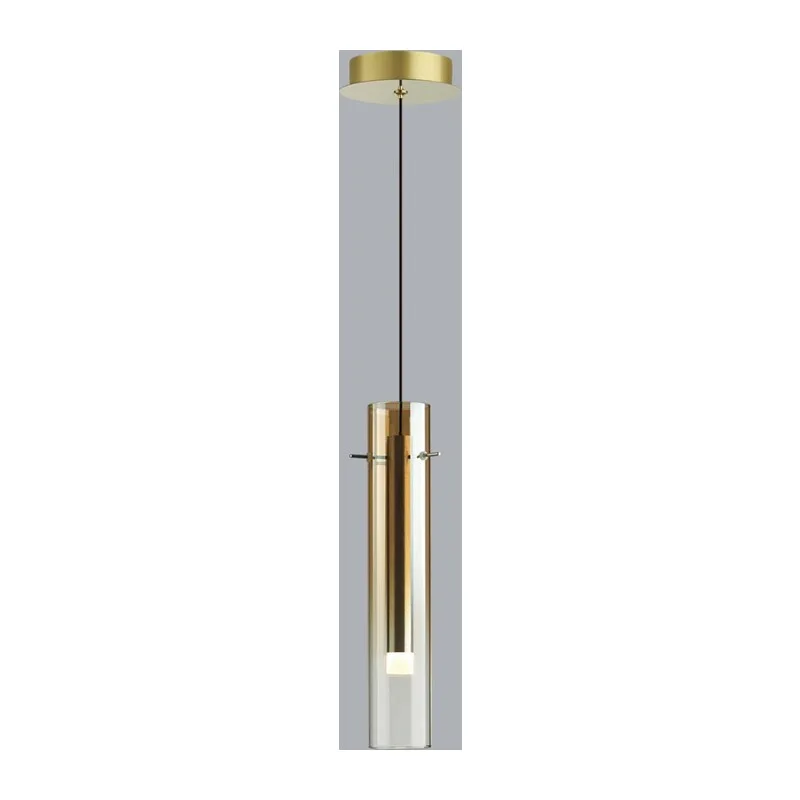 5062/5LB PENDANT ODL24 383 золотой/янтарный/металл/стекло Подвес LED 5W 3000K SHINY 2