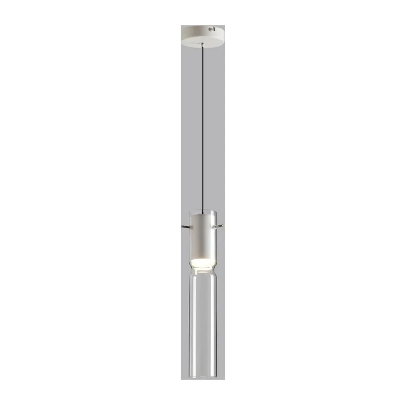 5058/5LB PENDANT ODL24 385 белый/прозрачный/металл/стекло Подвес LED 5W 3000K SCROW 2