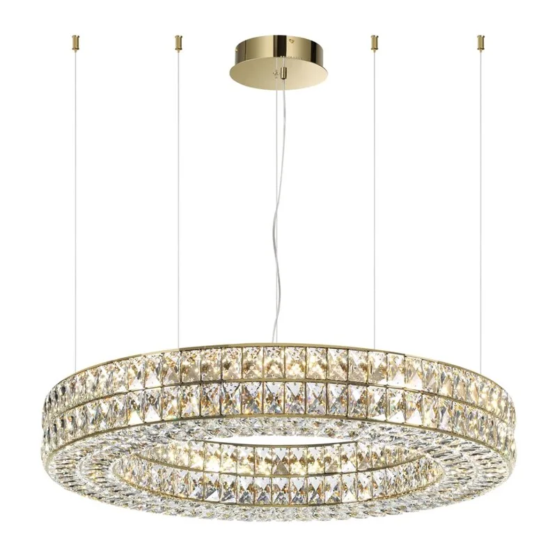 4926/85L L-VISION ODL24 581 золото/металл/хрусталь Люстра LED 85W 4000K 5074Лм PANTA 2