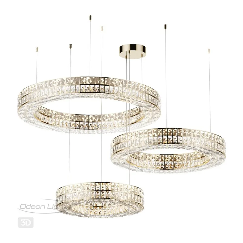 4926/98L L-VISION ODL24 581 золото/металл/хрусталь Люстра LED 98W 4000K 5850Лм PANTA 5