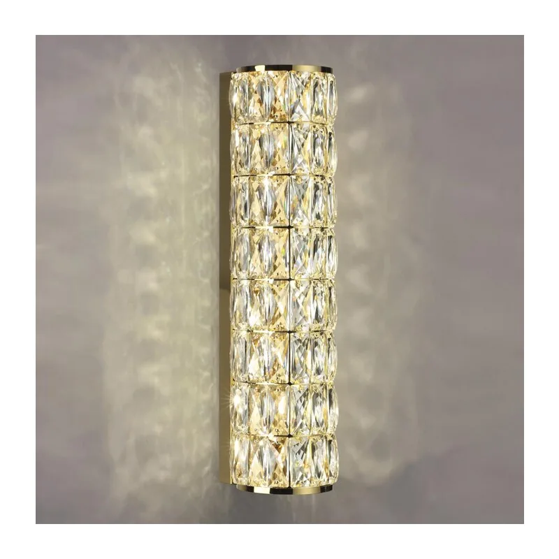 4926/8WL L-VISION ODL24 581 золото/металл/хрусталь Настенный светильник LED 8W 4000K 463Лм PANTA 3