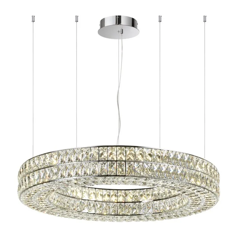 4927/52L L-VISION ODL24 583 хром/металл/хрусталь Люстра LED 52W 4000K 2971Лм PANTA 3