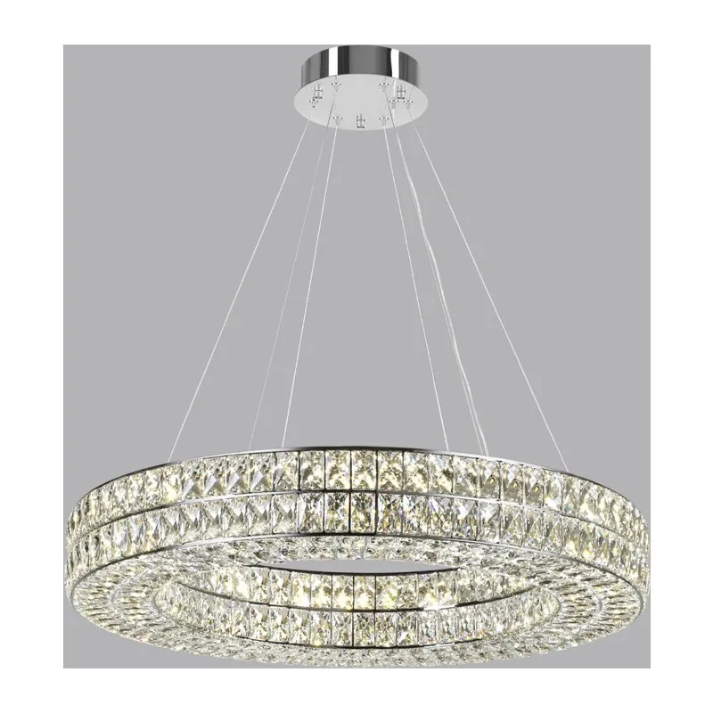 4927/85L L-VISION ODL24 583 хром/металл/хрусталь Люстра LED 85W 4000K 5074Лм PANTA 3