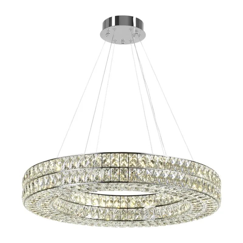 4927/85L L-VISION ODL24 583 хром/металл/хрусталь Люстра LED 85W 4000K 5074Лм PANTA 2