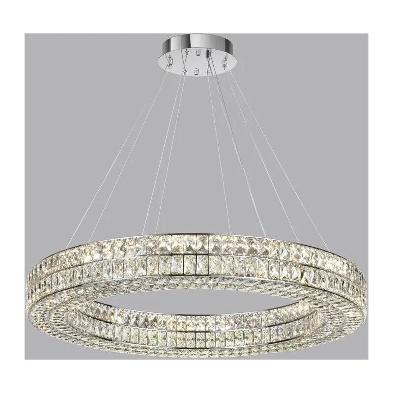 4927/98L L-VISION ODL24 583 хром/металл/хрусталь Люстра LED 98W 4000K 5850Лм PANTA 3