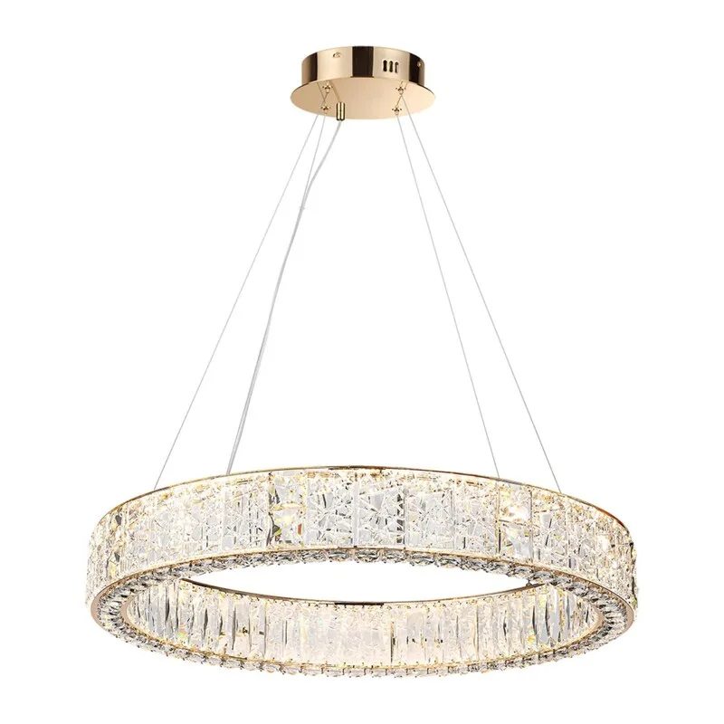 5071/100L HALL ODL24 595 золото/прозрачный/металл/хрусталь/стекло Люстра LED 80W 3700K VERSION 2