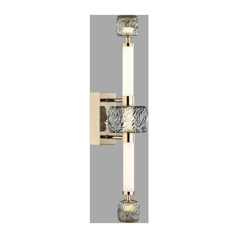 5426/28WL L-VISION ODL_EX24 000 золотой/белый/дымчатый/коньячный/металл/стекло/акрил Бра LED 28W 3000K KLIFF 3