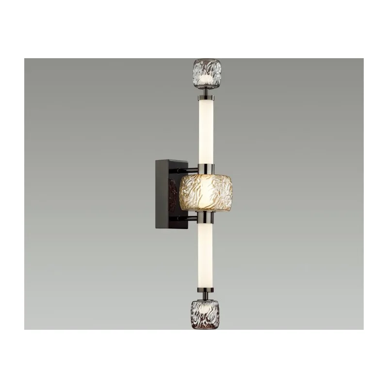 5427/28WL L-VISION ODL_EX24 000 черный хром/белый/дымчатый/коньячный/металл/стекло/акрил Бра LED 28W 3000K KLIFF 3