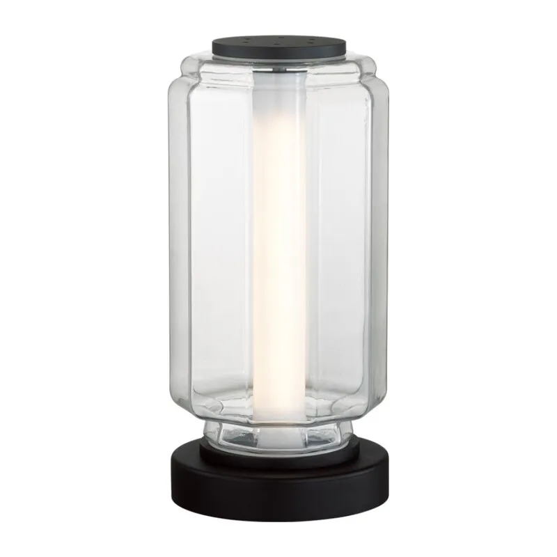 5409/10TL HIGHTECH ODL_EX24 105 черный/прозрачный/металл/стекло/акрил Настольная лампа LED 10W 3000K 700Лм JAM 2