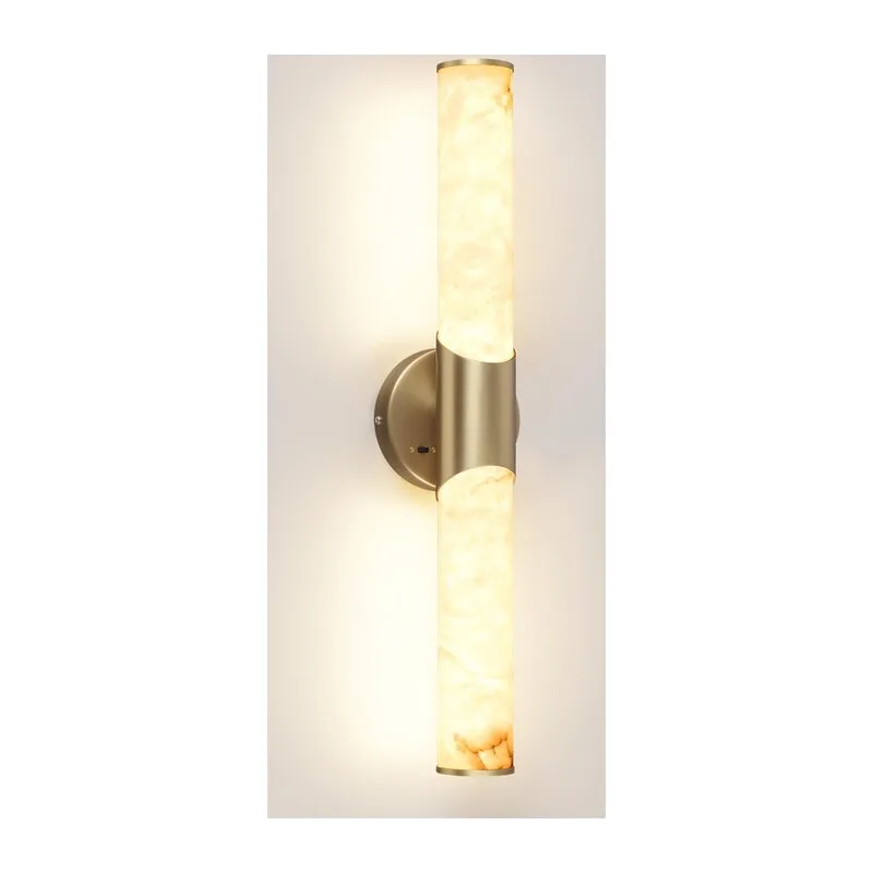 6672/12WL L-VISION ODL24 199 Настенный светильник латунь/металл/алебастр IP20 LED 12W 540Лм 3000K/4000K MARBELLA