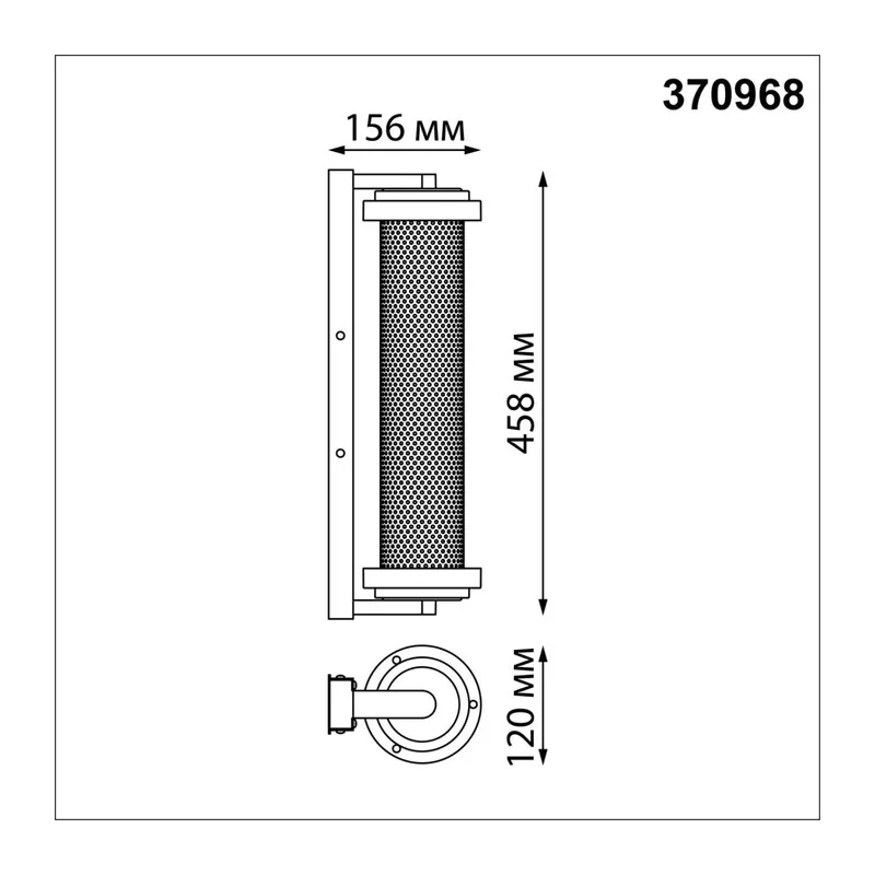 370968 STREET NT24 674 черный Светильник ландшафтный IP54 E27 2*max 25W 220-240V MATRIX 5