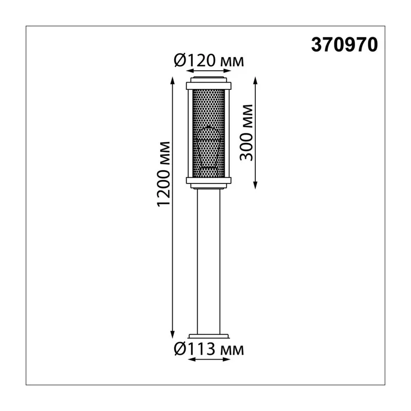370970 STREET NT24 674 черный Светильник ландшафтный IP54 E27 max 25W 220-240V MATRIX 5