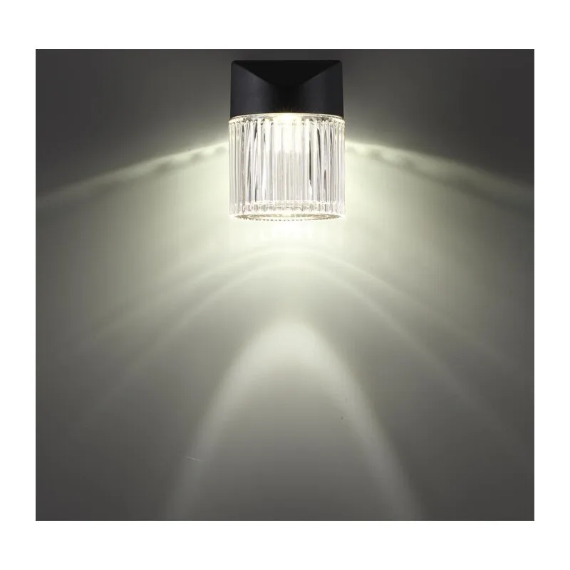 359291 STREET NT24 720 черный Светильник ландшафтный настенный IP65 LED 7W 4000K 175-265V ESTIMA 3