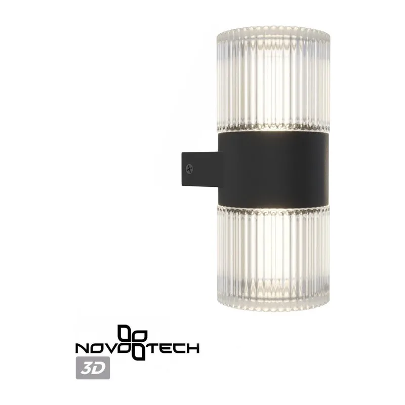359292 STREET NT24 720 черный Светильник ландшафтный настенный IP65 LED 14W 4000K 175-265V ESTIMA 5