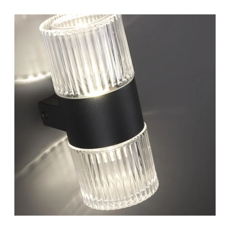 359292 STREET NT24 720 черный Светильник ландшафтный настенный IP65 LED 14W 4000K 175-265V ESTIMA 3
